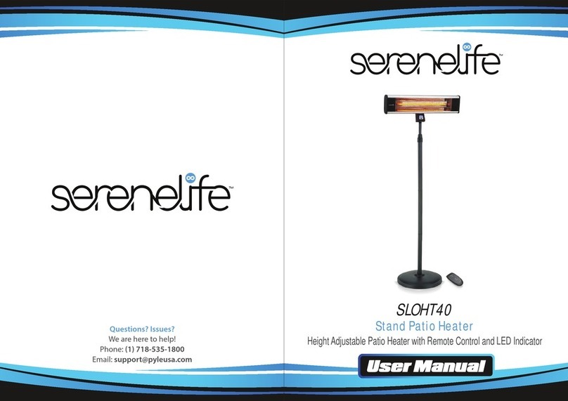 SereneLife SLOHT40 user manual