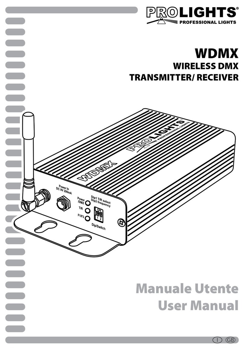 ProLights WDMX user manual