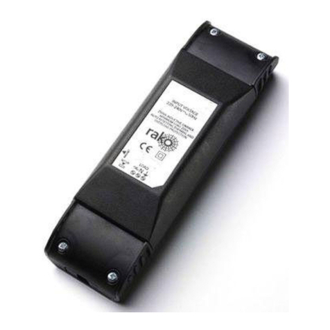 rako RLED Series Installation, Programming and Operating Instructions