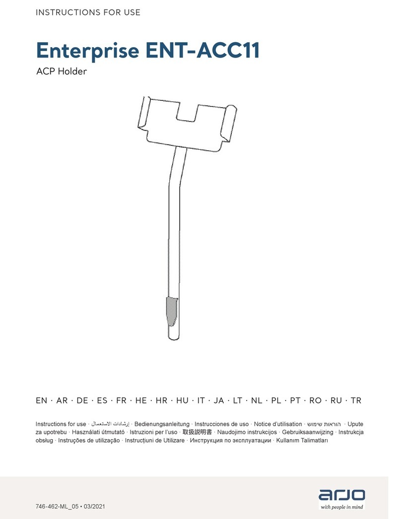 Arjo Enterprise ENT-ACC11 Instructions for use