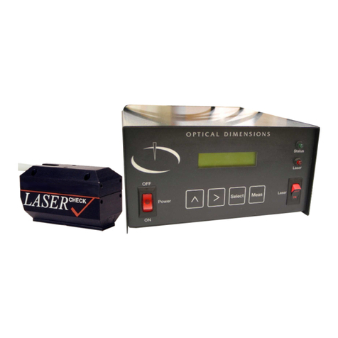 Optical dimensions LASER CHECK 6212A manual