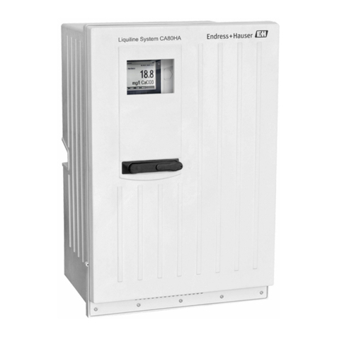 Endress+Hauser Liquiline System CA80HA operating instructions