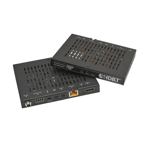 Sommer Cable CARDINAL DVM-HDBT-EX07-T instructions
