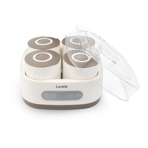 Luvele PURE YOGURT MAKER User manual