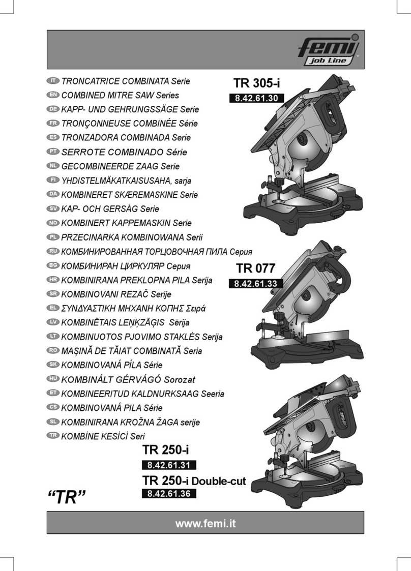 Femi TR 305-i User manual