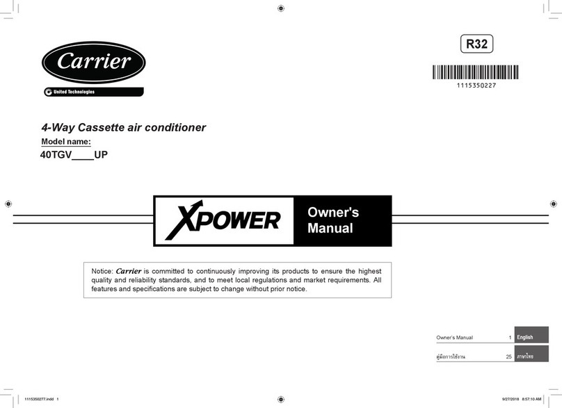 Carrier XPower User manual