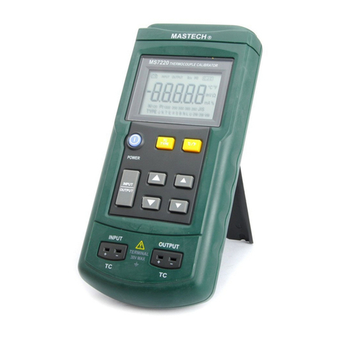 Mastech MS7220 User manual Mastech MS7220 User manual