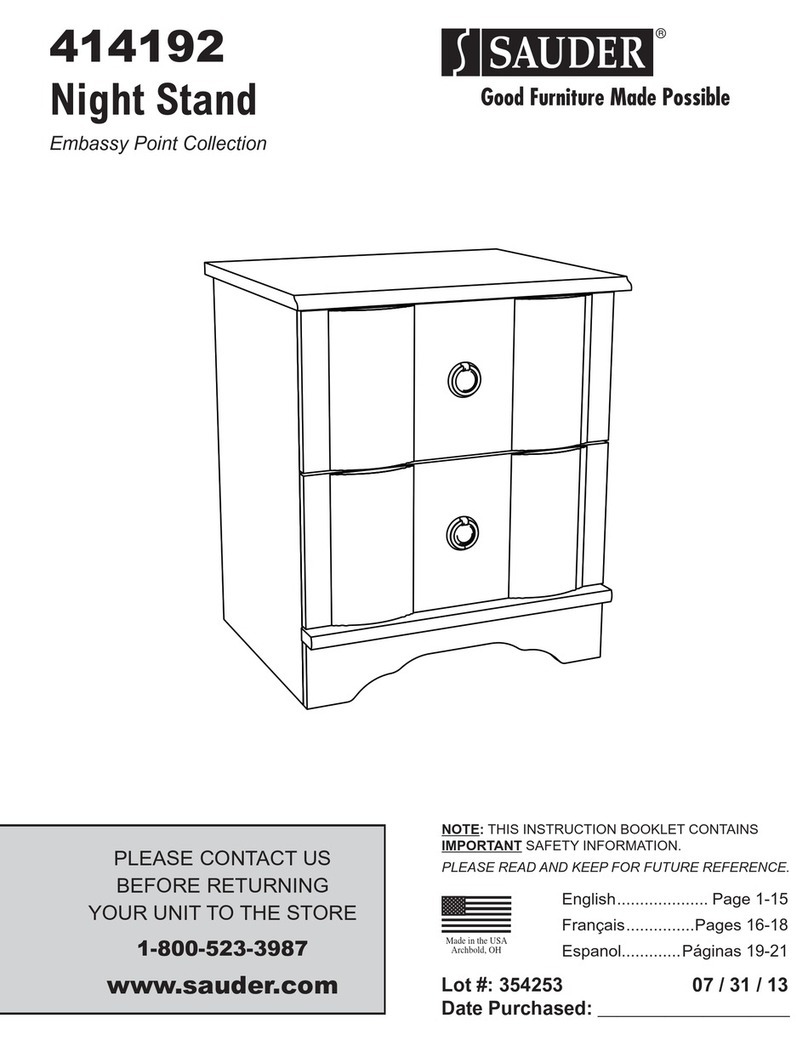 Sauder Embassy Point 414192 manual