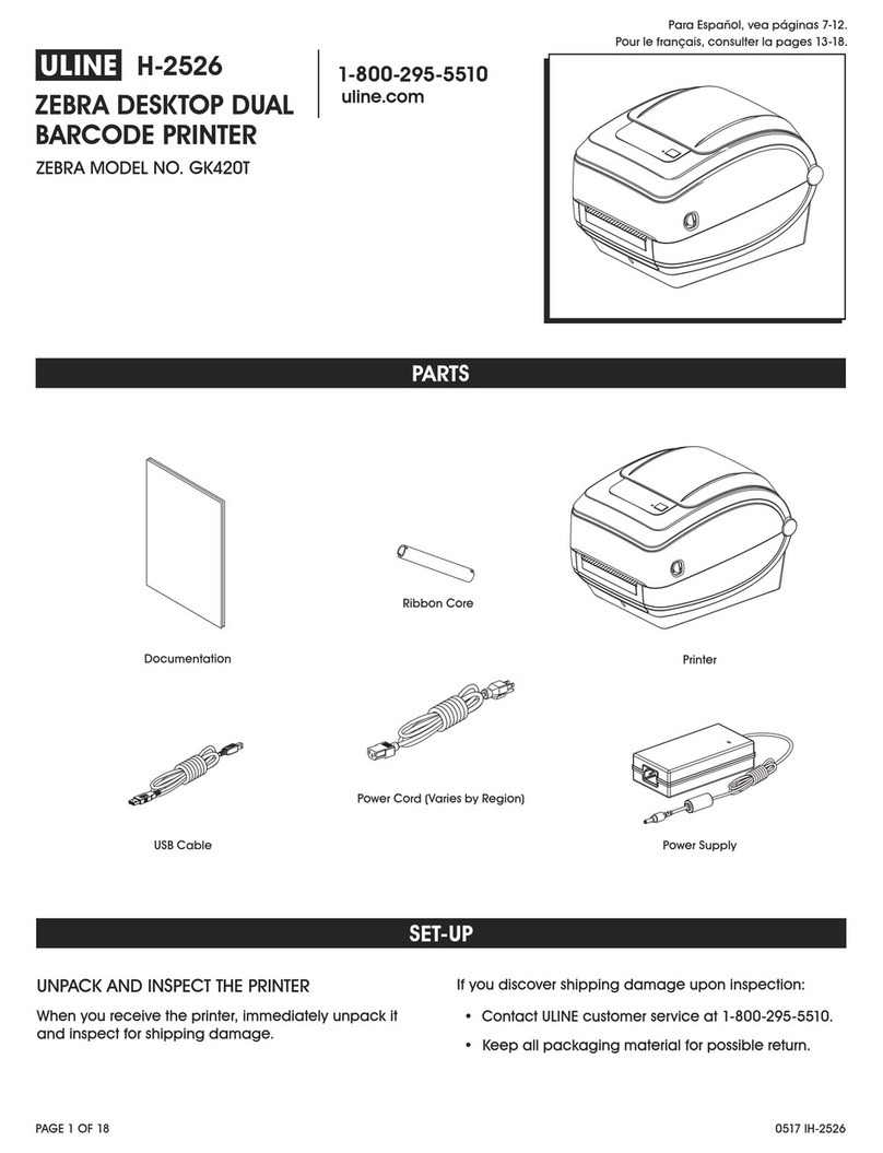 U-Line H-2526 User manual