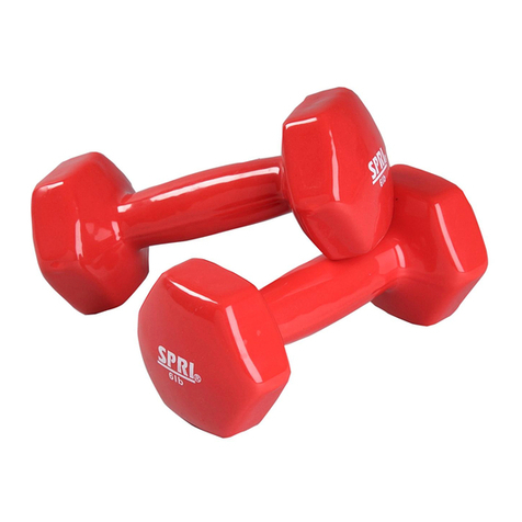 SPRI DELUXE VINYL DUMBBELLS Exercise guide
