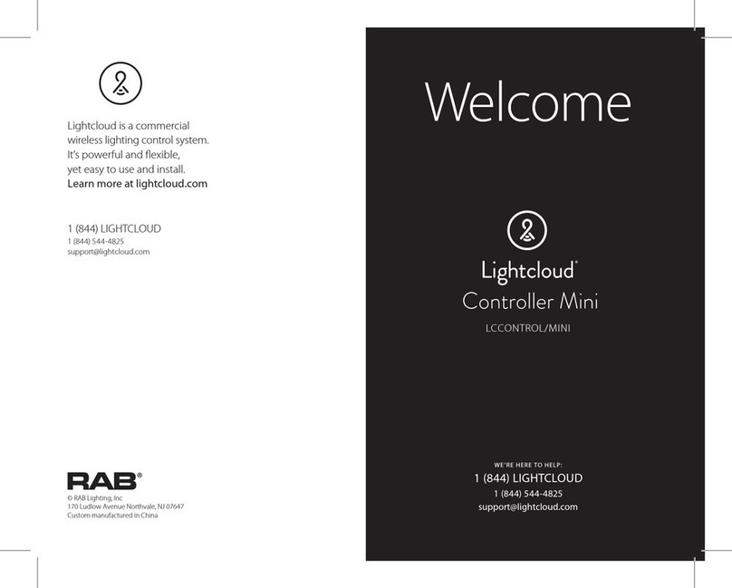 RAB Lightcloud Controller Mini User manual