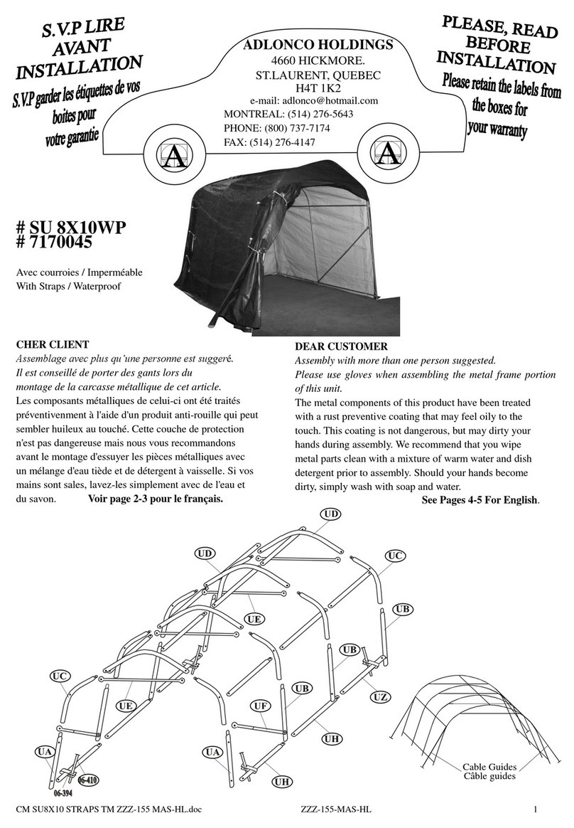 Adlonco Holdings SU 8X10WP manual