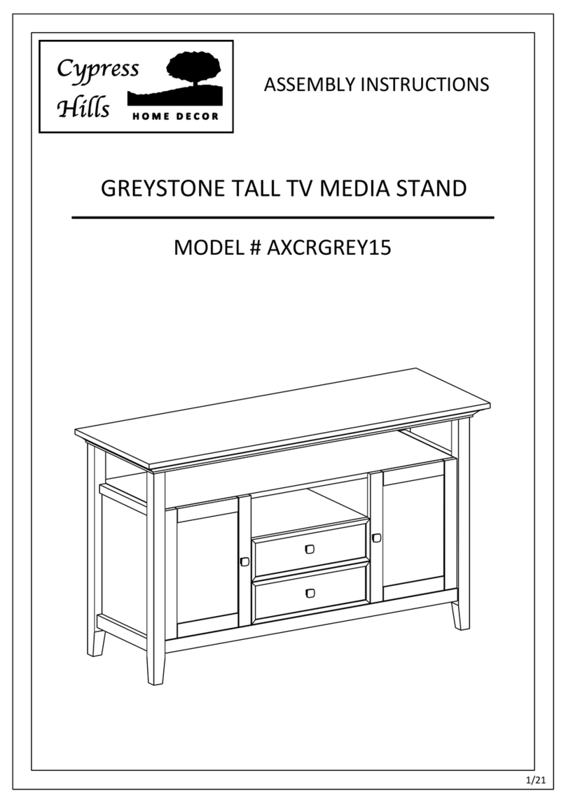 Cypress Hills AXCRGREY15 User manual