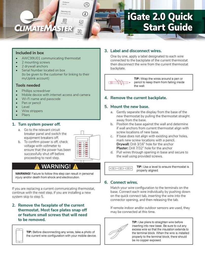 ClimateMaster iGate 2.0 quick start guide