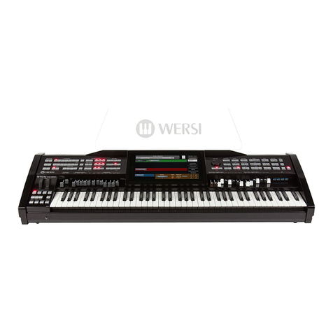 Wersi SONIC OAX1 User manual