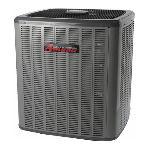 Amana AVXC20 Series Operating instructions