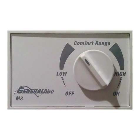 GeneralAire M3 User manual