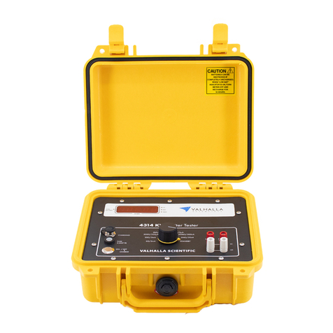 Valhalla Scientific 4314KV Operation manual