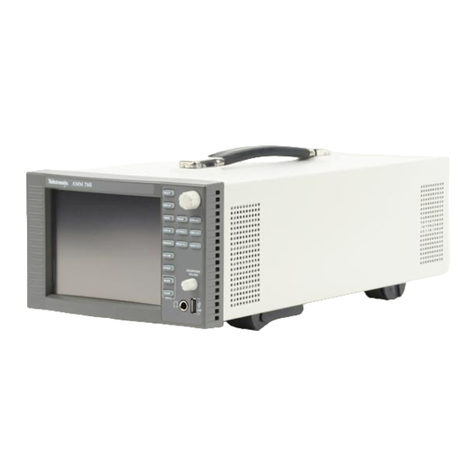 Tektronix AMM768 User manual