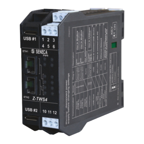 Seneca Z-PC SERIES installation manual Seneca Z-PC SERIES installation manual