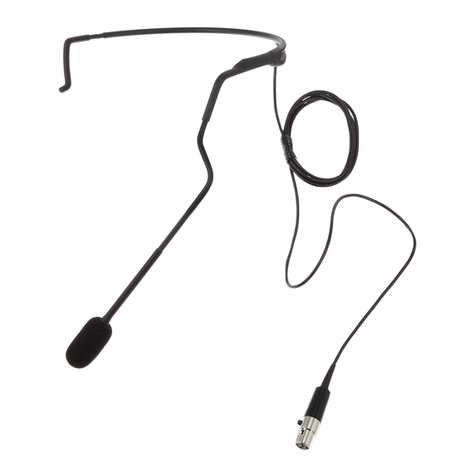 Shure WCM16 ISOMAX User manual