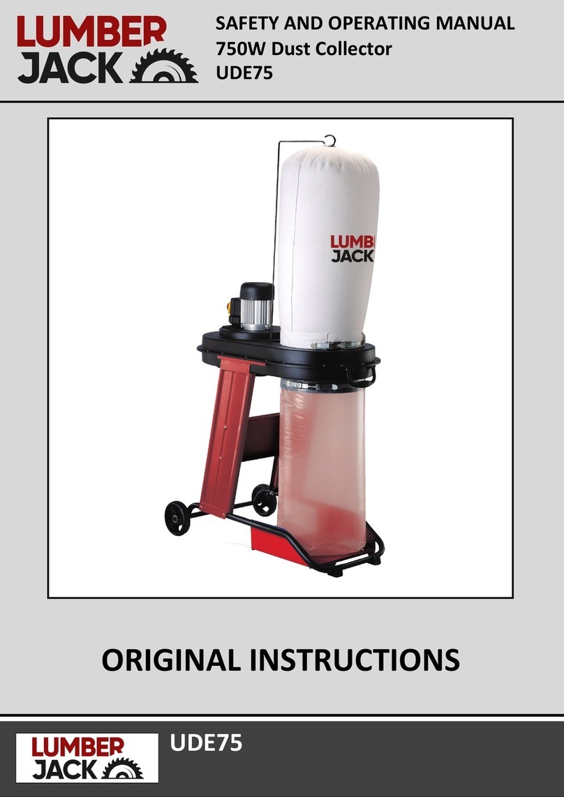 Lumberjack UDE75 Safety and operating manual