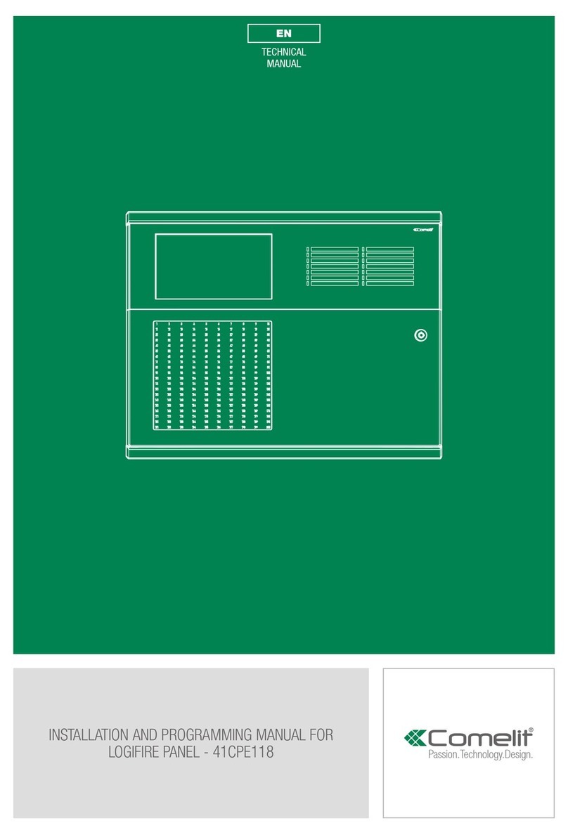 Comelit 41CPE118 Technical manual