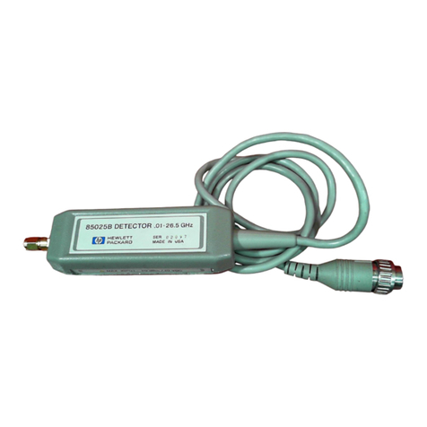 Agilent Technologies 85025A User's and service guide