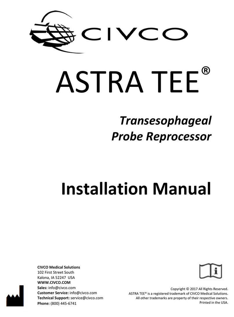 Civco Astra Tee Base User manual Civco Astra Tee Base User manual