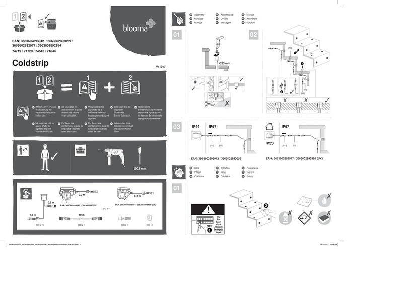 Blooma Coldstrip User manual