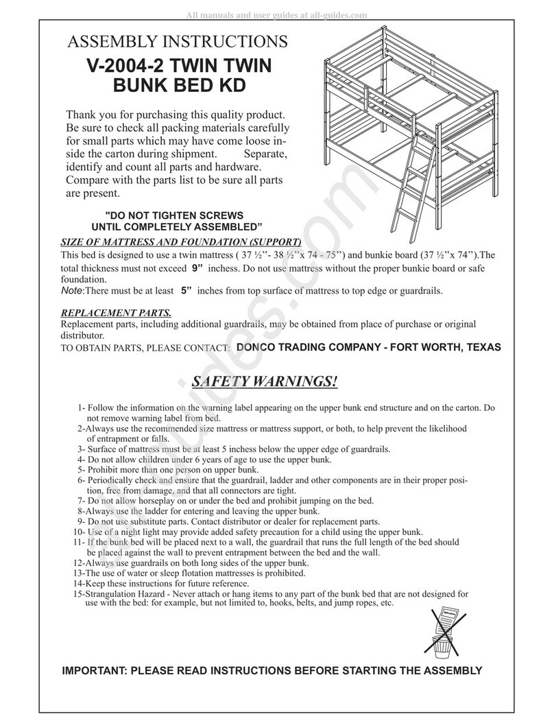 Donco V-2004-2 TWIN User manual