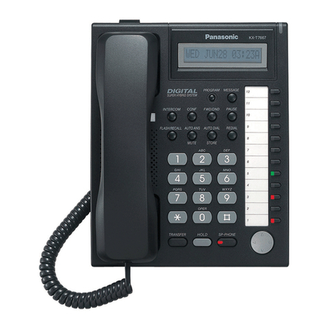 Panasonic KX-T7667 User manual