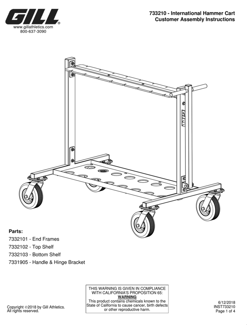 Gill 733210 Assembly instructions