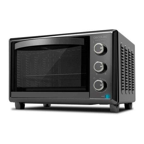 cecotec BAKE&TOAST 570 4PIZZA User manual