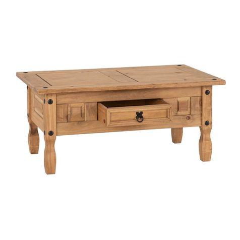 Seconique Furniture Corona Coffe Table Assembly instructions