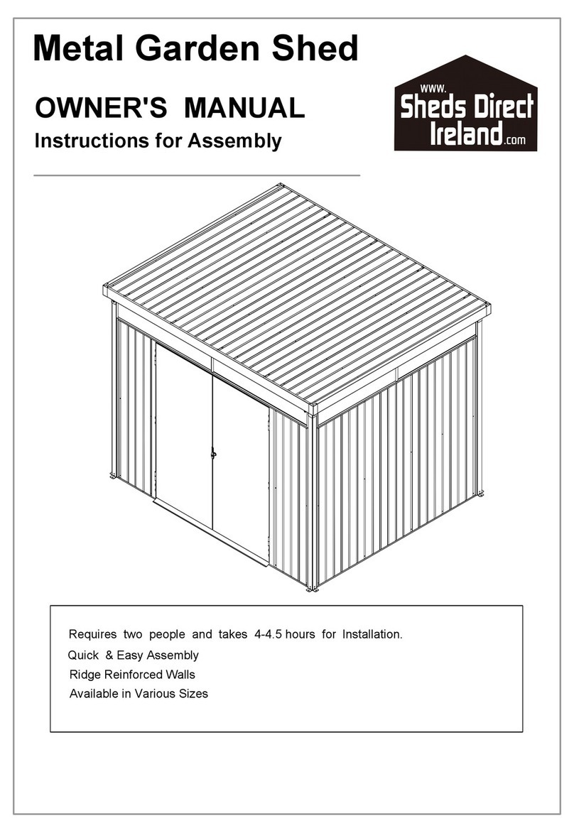 Sheds Direct Ireland Premium Panoramic owner's manual