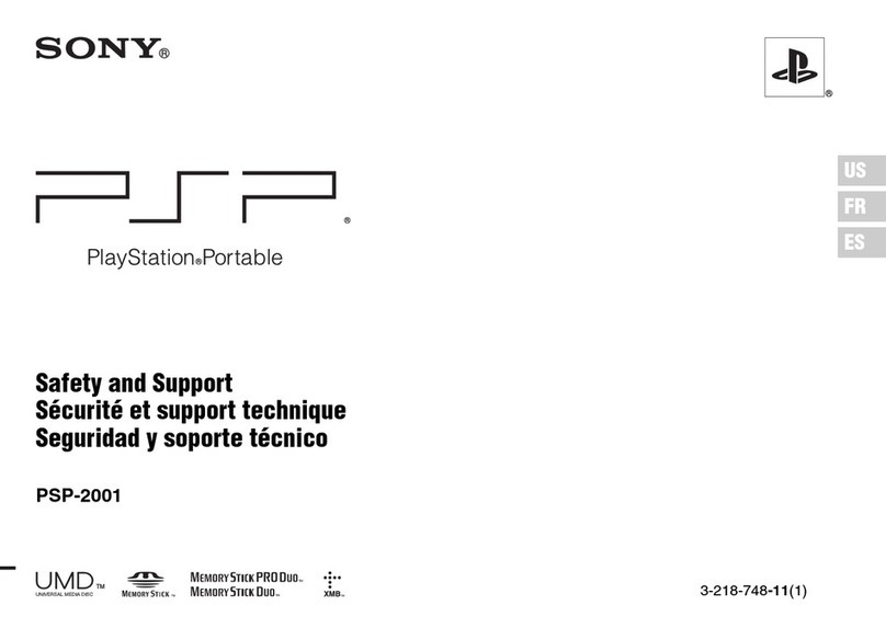 Sony PlayStation Portable PSP-2001 Installation instructions