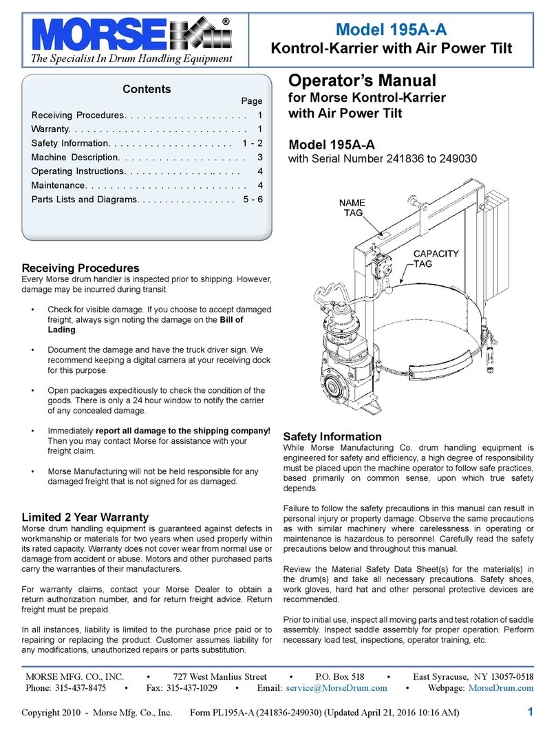 morse 195A-A Operator's manual morse 195A-A Operator's manual