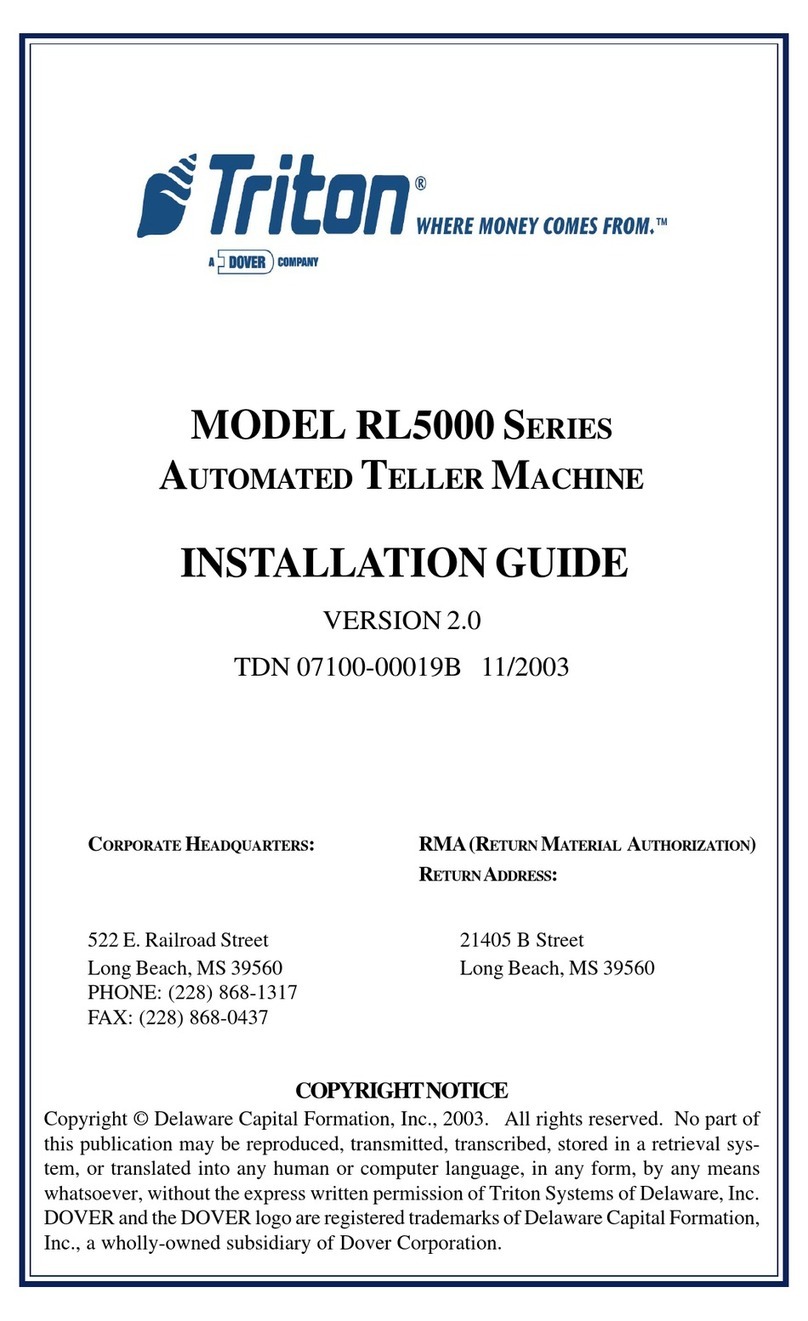 Dover Triton RL5000 Series User manual