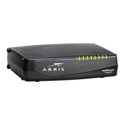 Arris SURFboard TM822R User manual