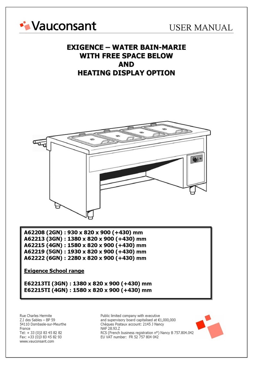 Vauconsant A62208 User manual