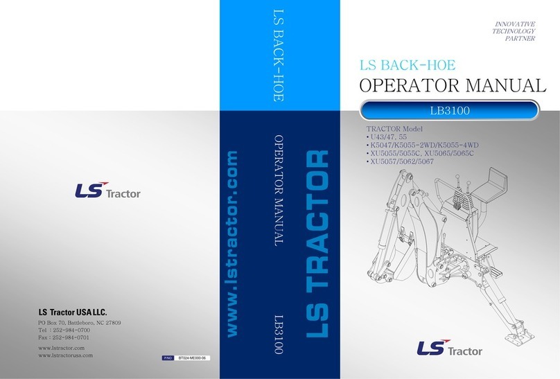 LS tractor LB3100 User manual
