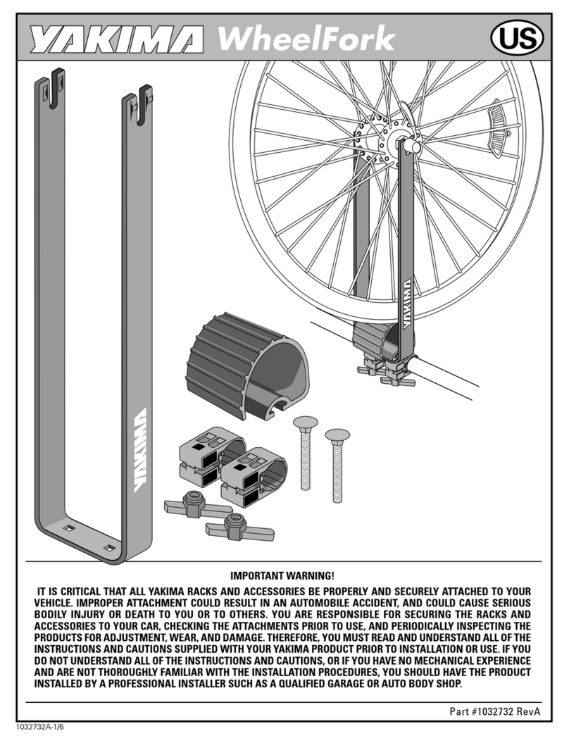 Yakima WheelFork 1032732 manual