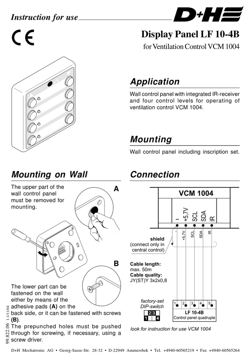 D+H LF 10-4B Instructions for use