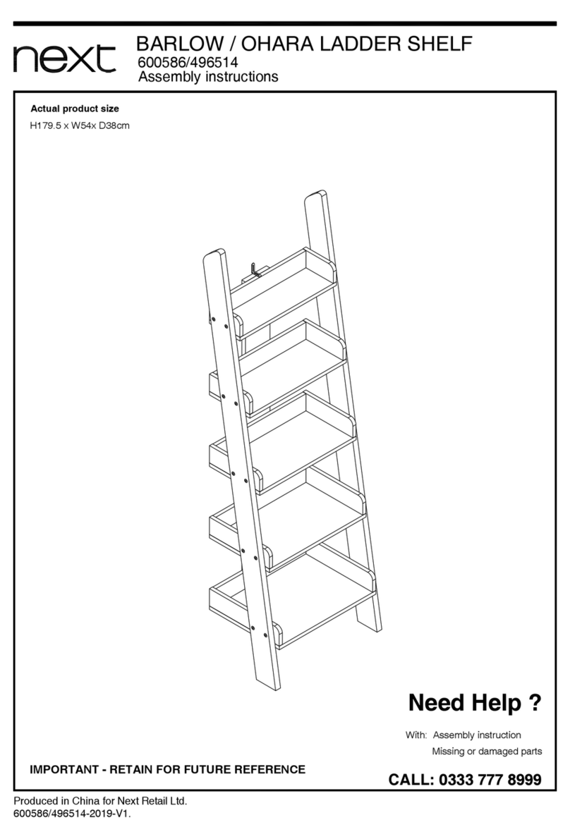 Next BARLOW 600586 User manual Next BARLOW 600586 User manual
