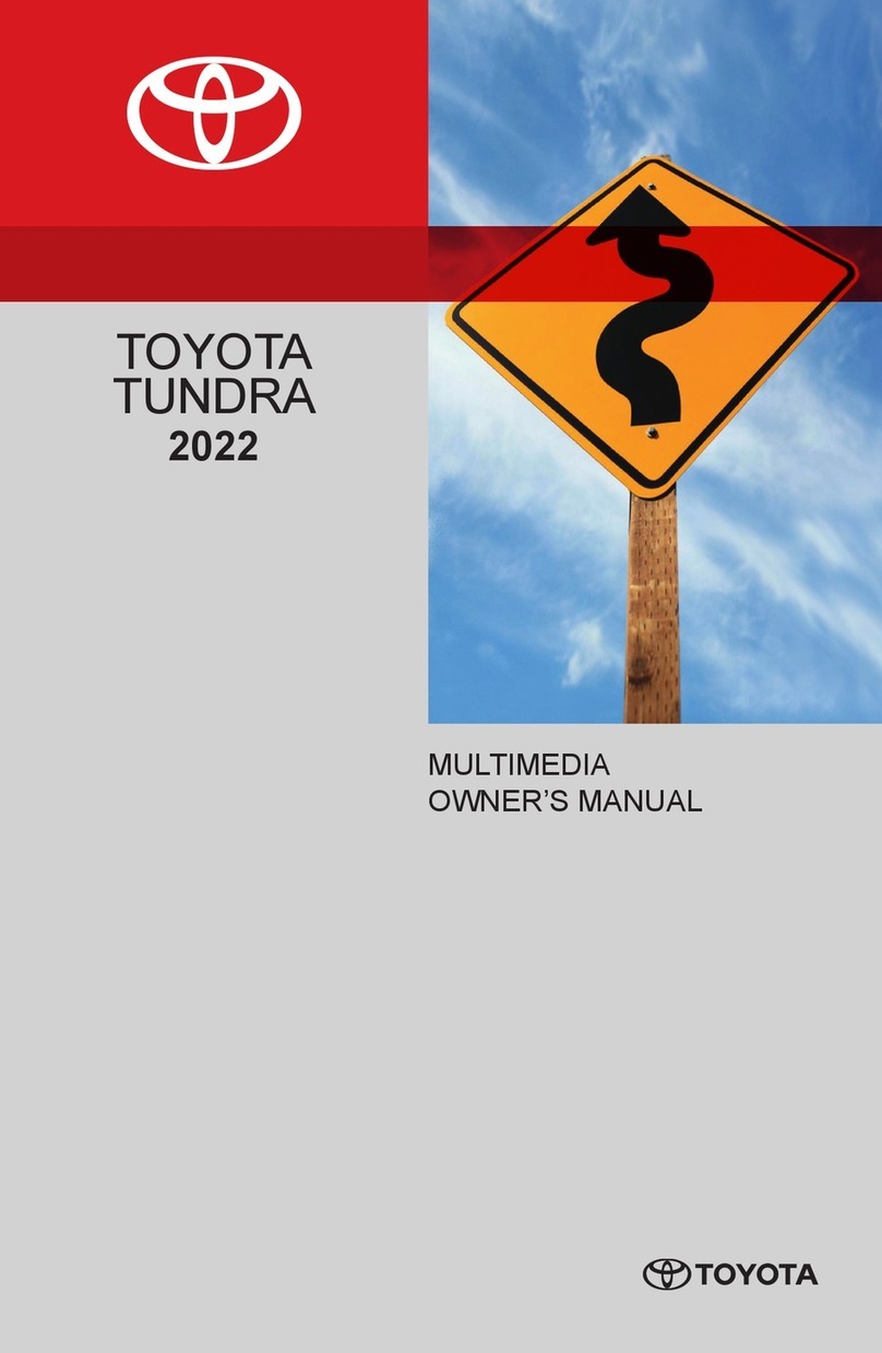 Toyota Tundra 2022 owner's manual