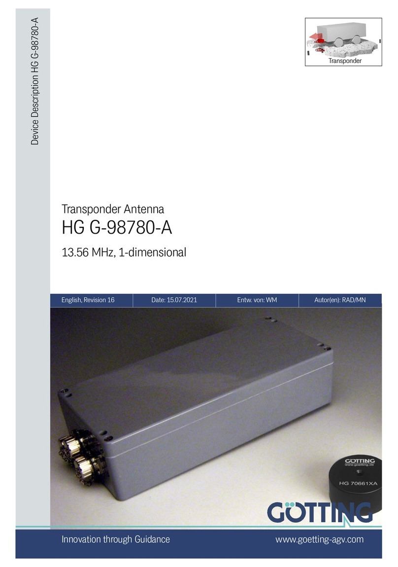 Gotting HG G-98780-A Operating and installation instructions
