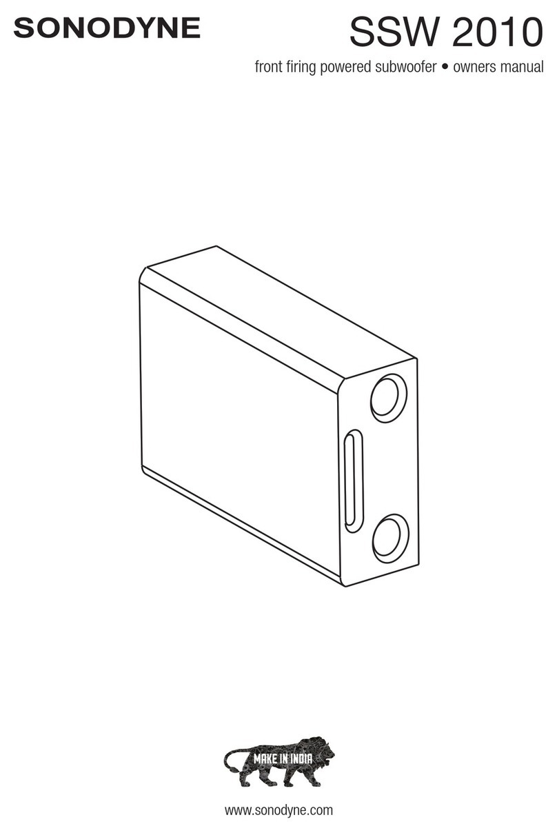 Sonodyne SSW Series owner's manual