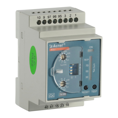 Acrel ASJ Series Installation and operation instruction