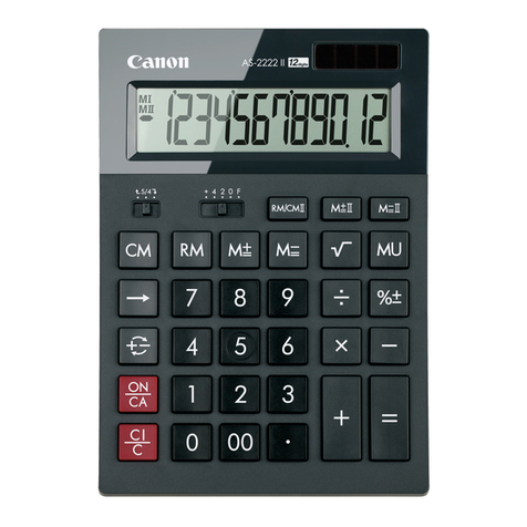 Canon AS-2222 II Instruction